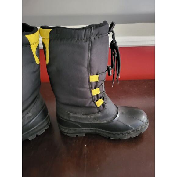 SKI-DOO X-Team SKIDOO Snowmobile Boots Yellow Black Men’s Size 6 - Picture 7 of 9